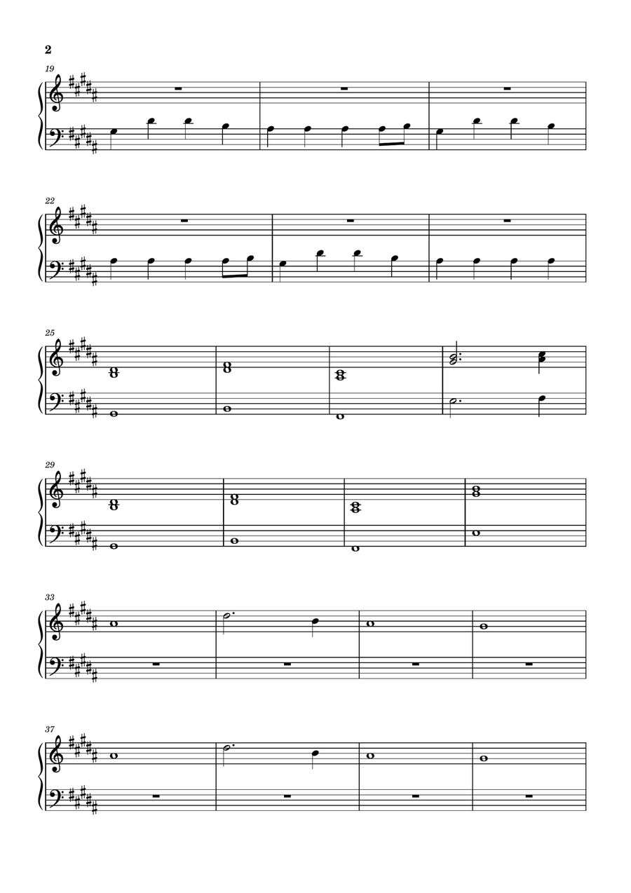 In The End In The End Easy Piano scores gallery preview page 2