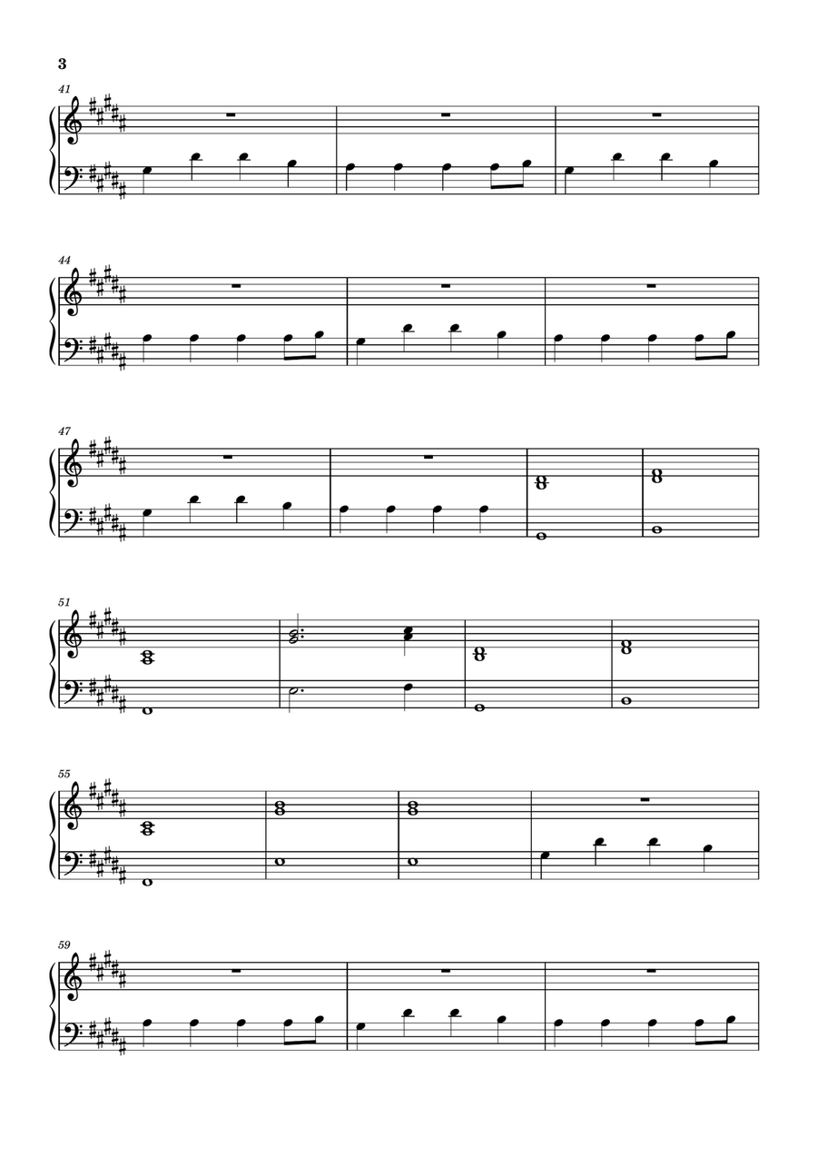 In The End In The End Easy Piano scores gallery preview page 3