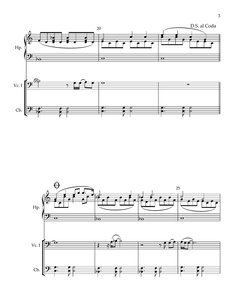 The First Time Ever I Saw Your Face Small Ensemble scores gallery preview page 3