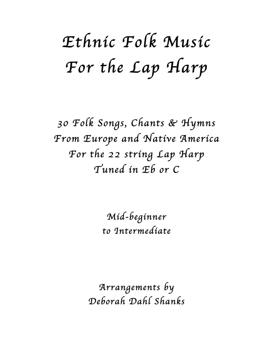 Ethnic Music for the Lap Harp Celtic Harp scores gallery preview page 2