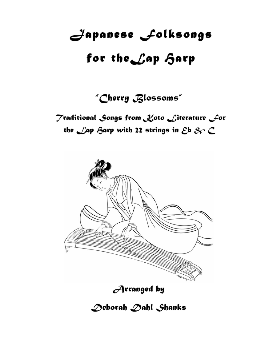 Japanese Folksongs for the Lap Harp Celtic Harp scores gallery preview page 1
