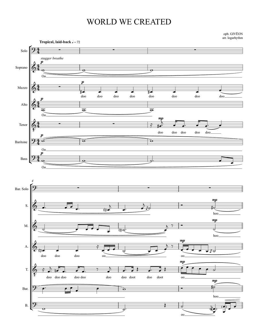 World We Created World We Created Divisi scores gallery preview page 1