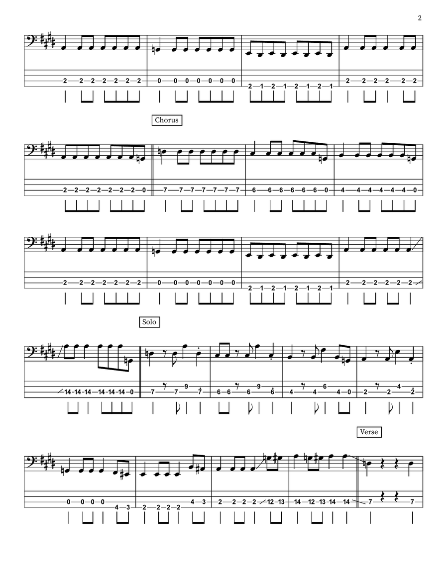 On With The Show On With The Show Acoustic Guitar scores gallery preview page 2