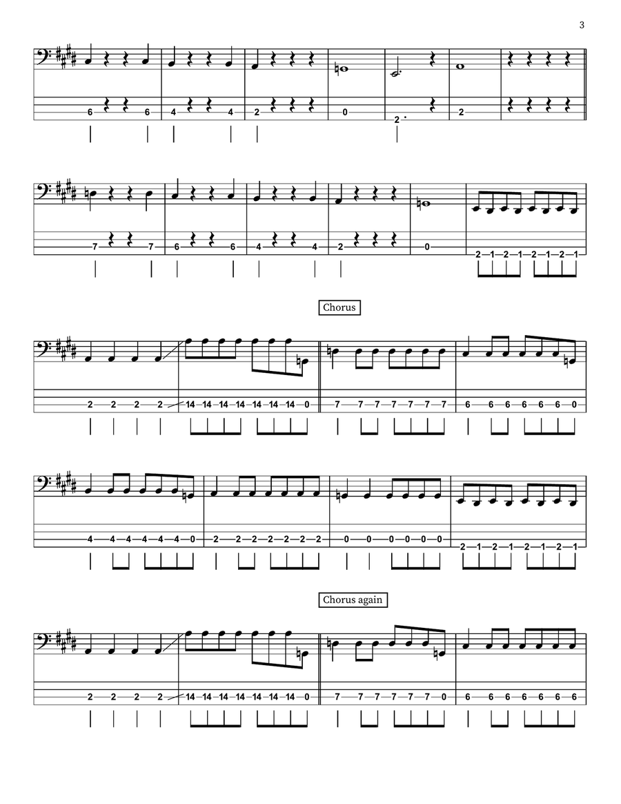 On With The Show On With The Show Acoustic Guitar scores gallery preview page 3