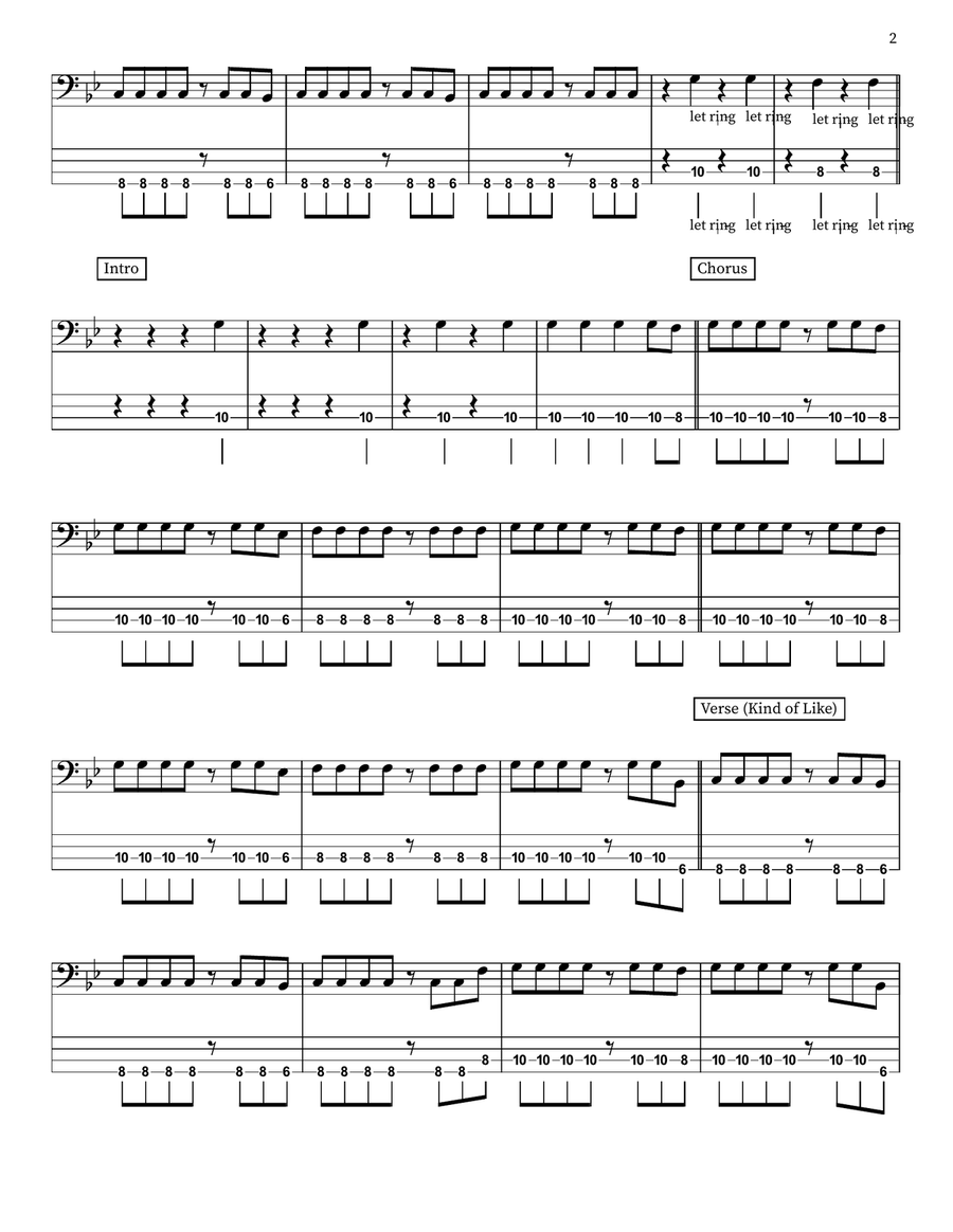 Yummy, Yummy, Yummy Yummy, Yummy, Yummy Acoustic Guitar scores gallery preview page 2