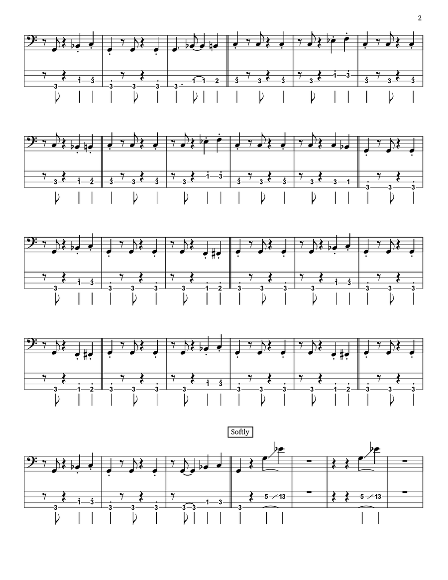 Mission: Impossible Theme Acoustic Guitar scores gallery preview page 2