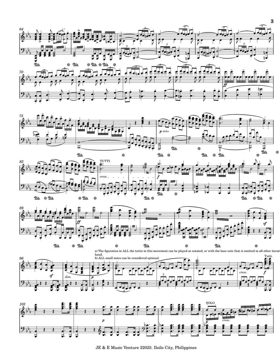 Piano Concerto No.5 (The Emperor) Piano Method scores gallery preview page 3