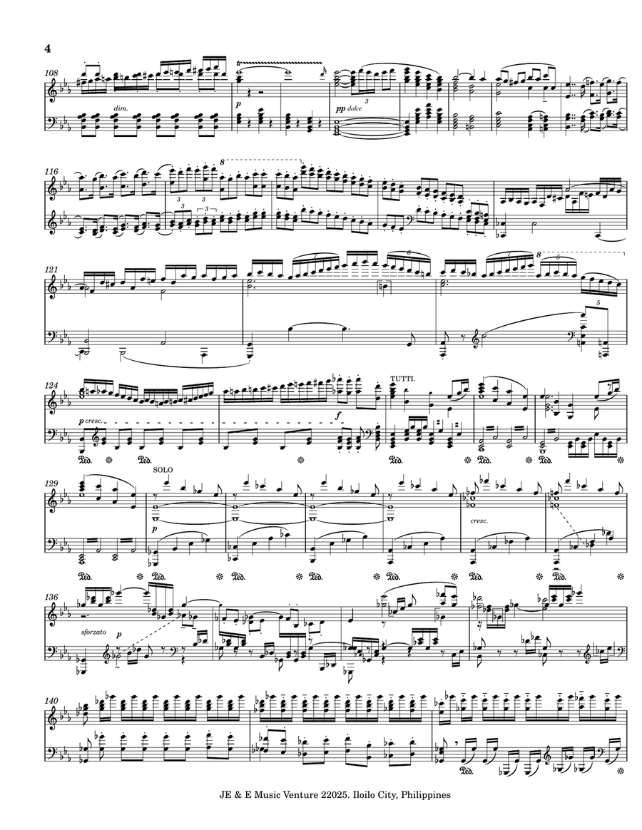 Piano Concerto No.5 (The Emperor) Piano Method scores gallery preview page 4