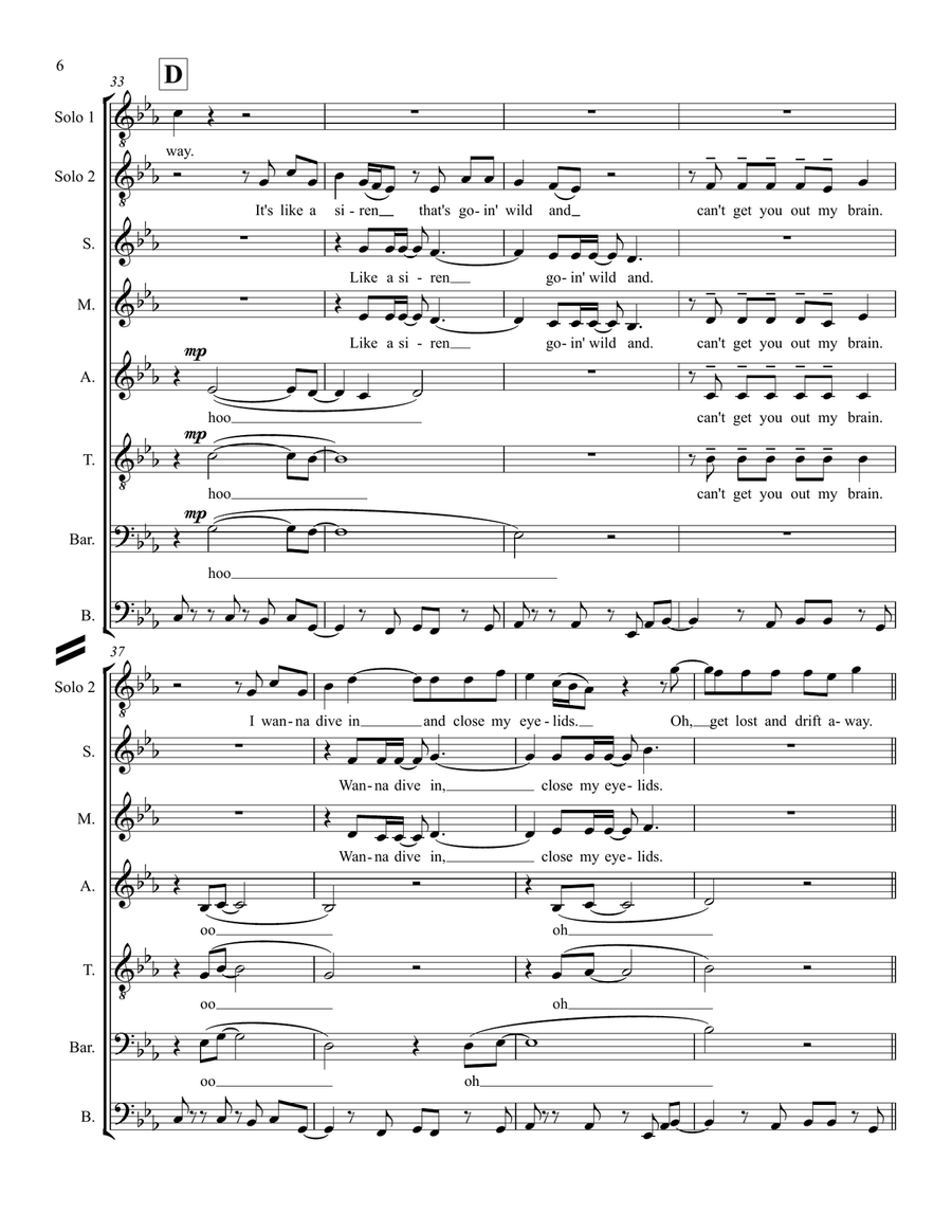 Sail Away Sail Away Divisi scores gallery preview page 6