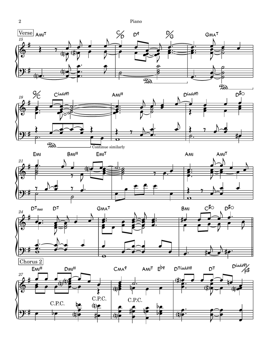 Killing Me Softly With His Song Piano Solo scores gallery preview page 2
