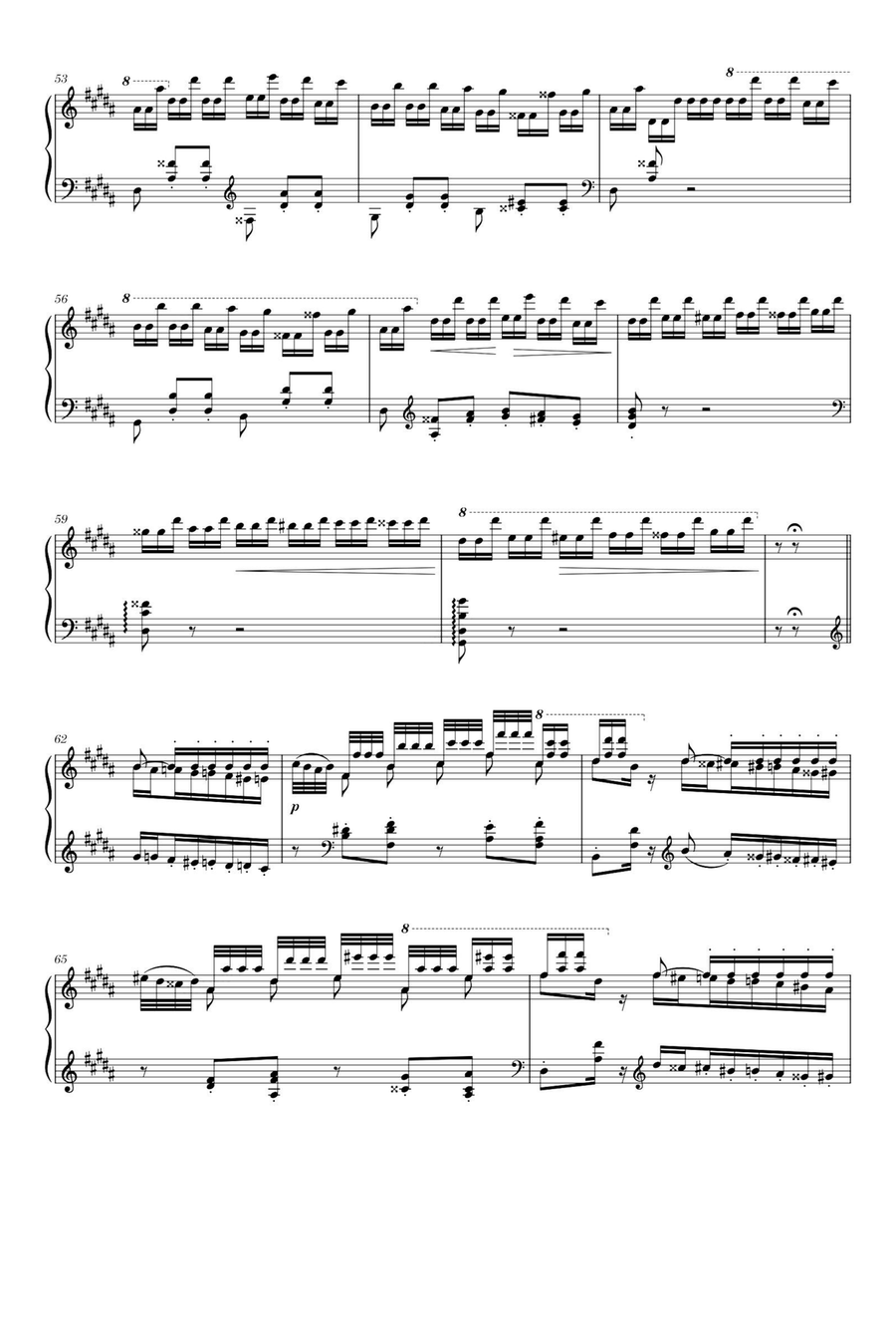 La Campanella - Franz Liszt Piano Solo scores gallery preview page 4