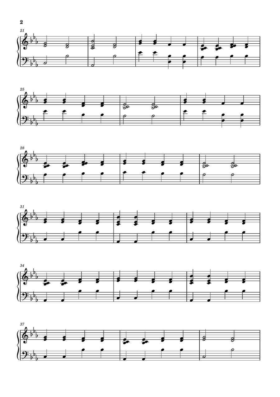 My Heart Will Go On (Love Theme From 'titanic') Easy Piano scores gallery preview page 2