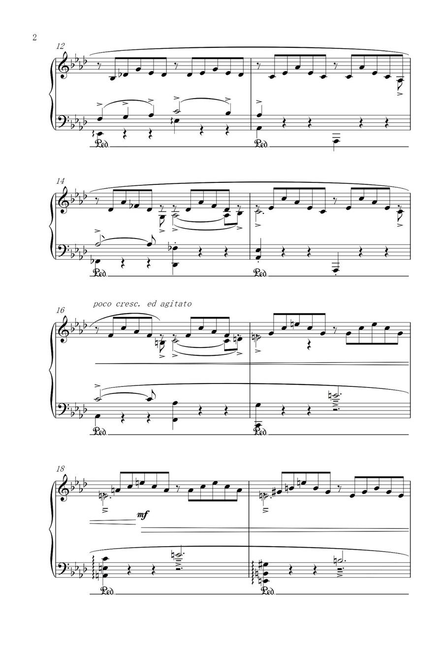 Liebeslied No.3 - Franz Liszt Piano Solo scores gallery preview page 2