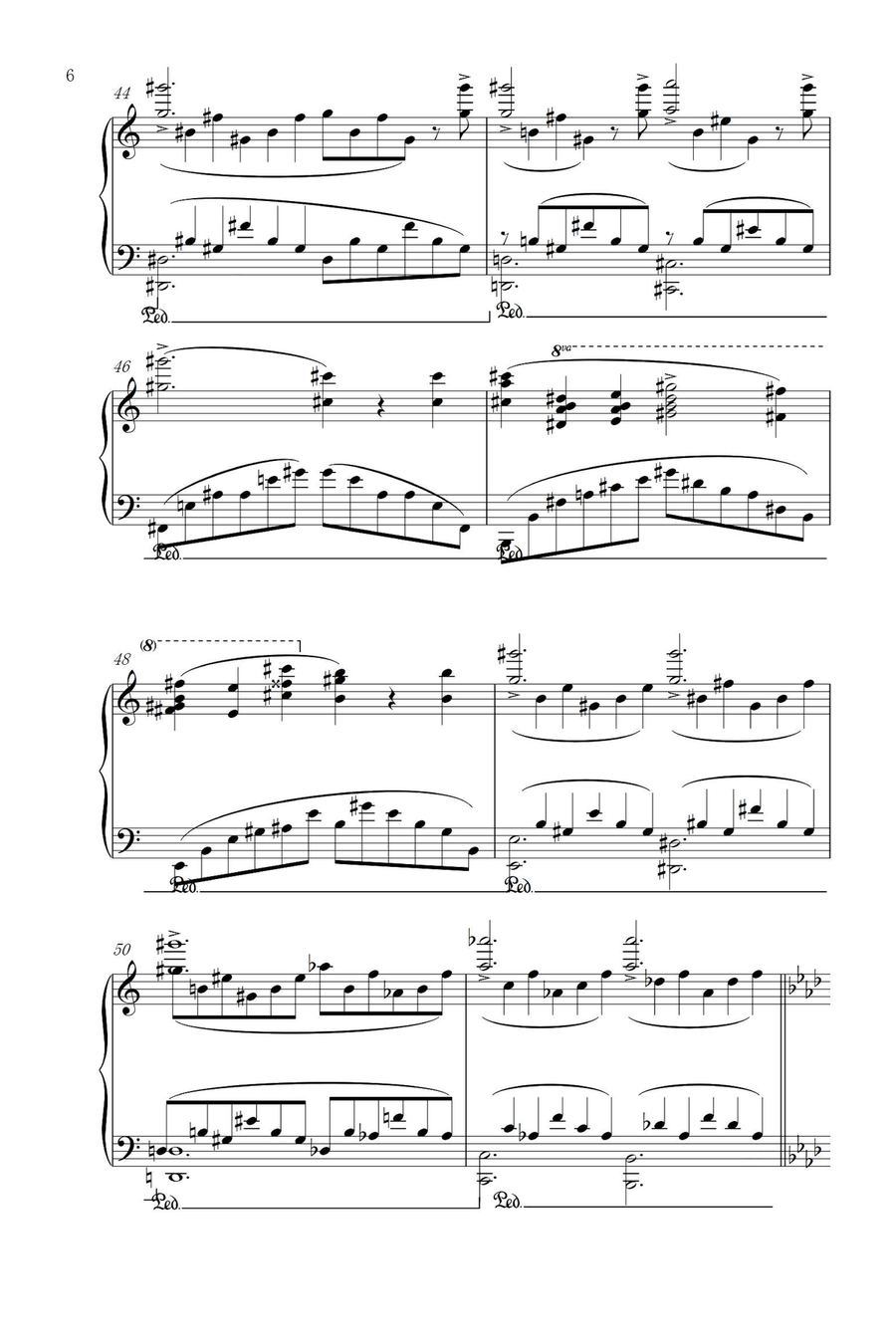 Liebeslied No.3 - Franz Liszt Piano Solo scores gallery preview page 6