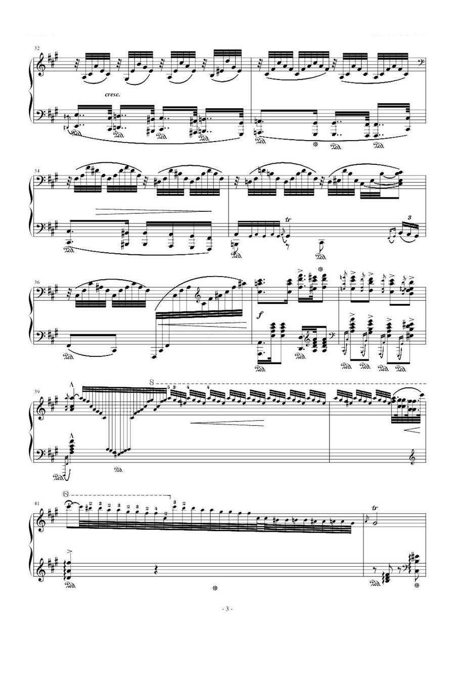 Hungarian Rhapsody No.8 - Franz Liszt Piano Solo scores gallery preview page 3