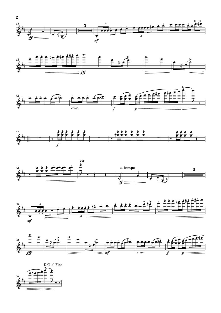 Chopin - Polonaise op 40 No. 1 (The Military) - String Orchestra String Orchestra scores gallery preview page 6