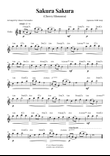 Sakura Sakura (Cherry Blossoms) - ENCHANTING Sheet Music