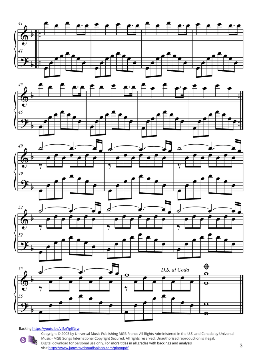 Summer 78 Piano Solo scores gallery preview page 3