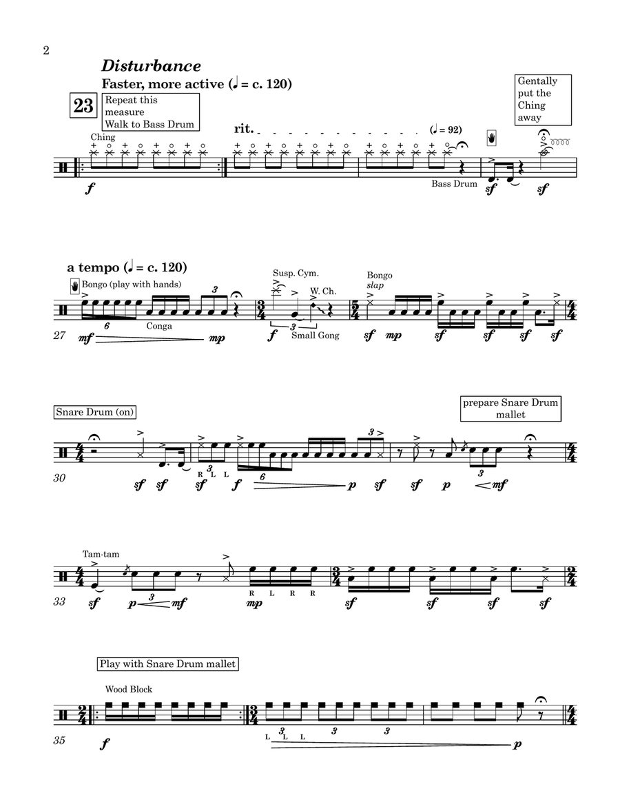 Samadhi Percussion scores gallery preview page 6
