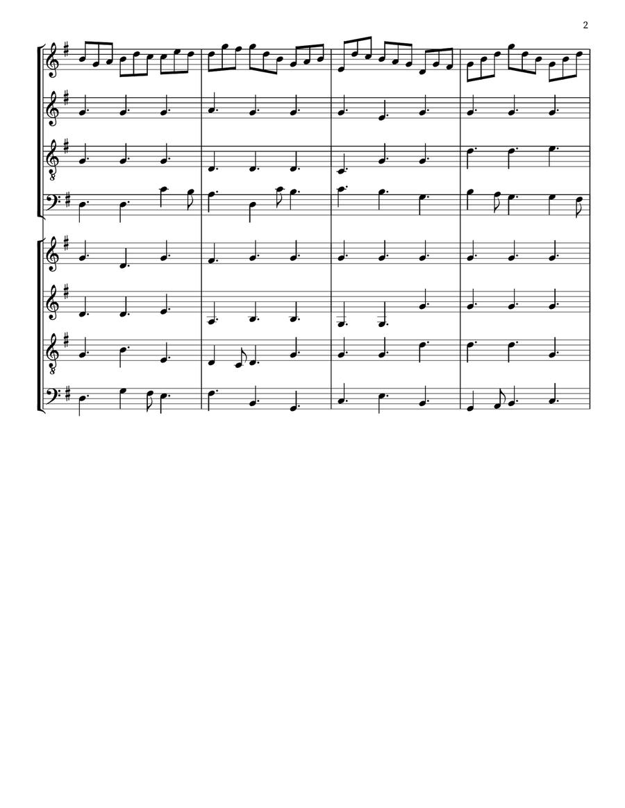 Jesu, Joy Of Man's Desiring Choir scores gallery preview page 2