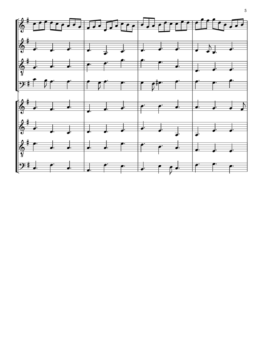 Jesu, Joy Of Man's Desiring Choir scores gallery preview page 5