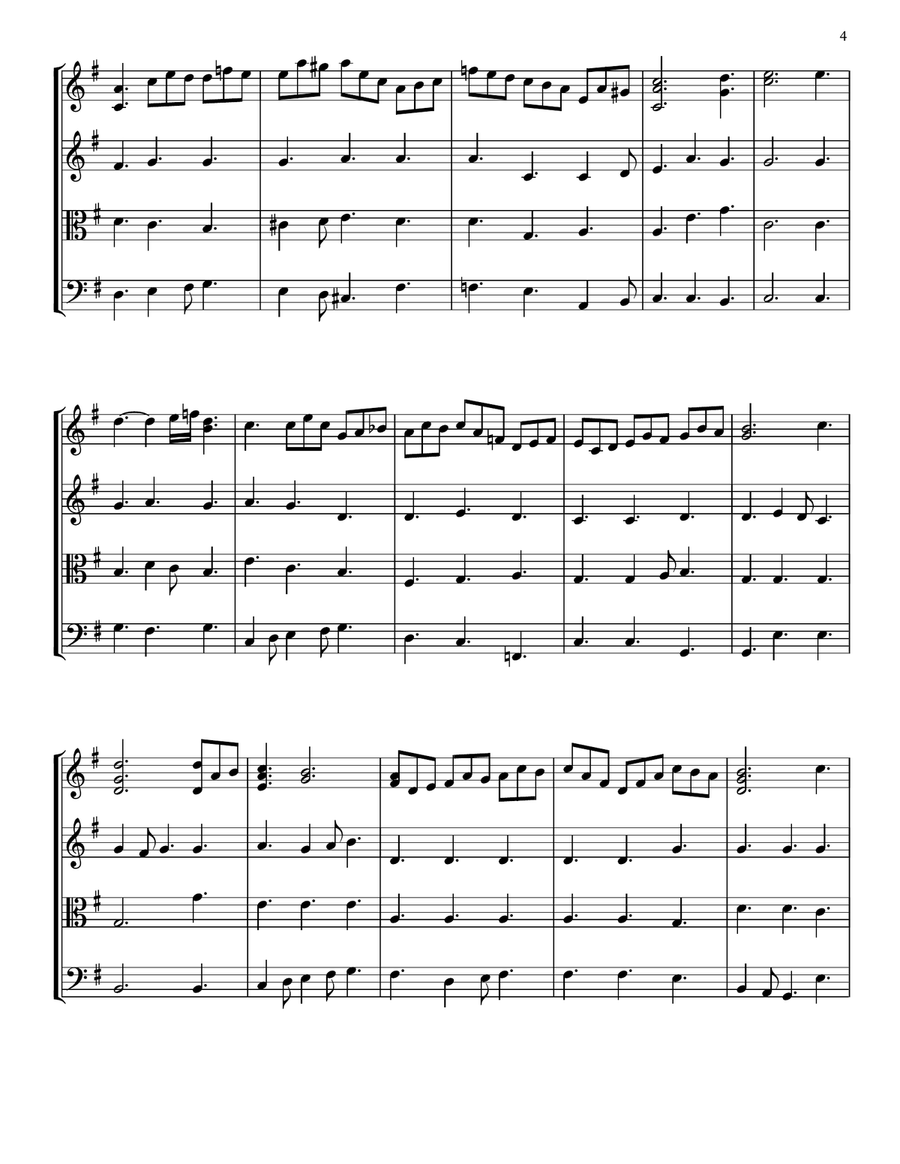Jesu, Joy Of Man's Desiring Small Ensemble scores gallery preview page 4