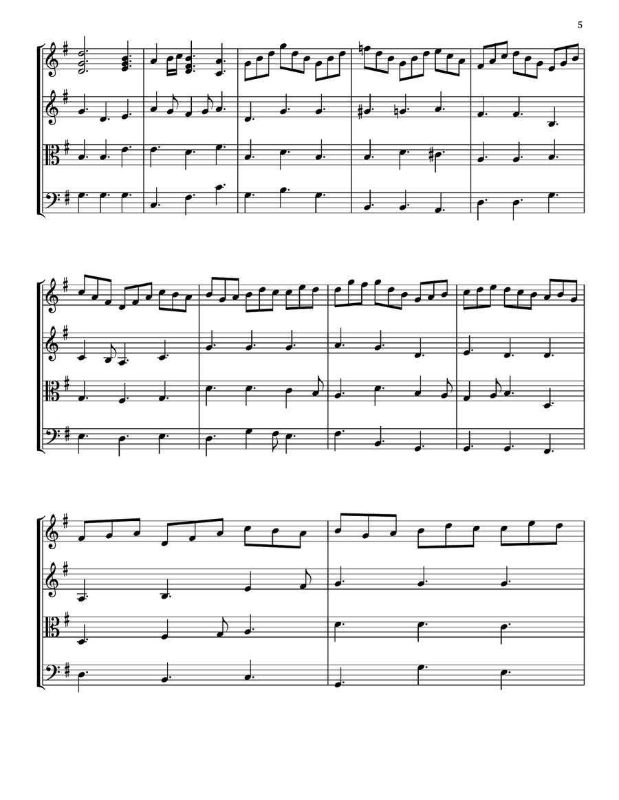 Jesu, Joy Of Man's Desiring Small Ensemble scores gallery preview page 5