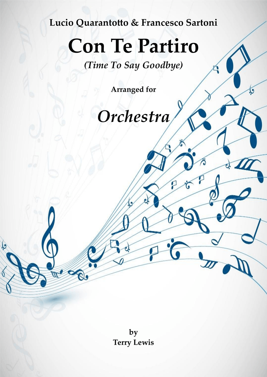 Time To Say Goodbye Full Orchestra scores gallery preview page 1