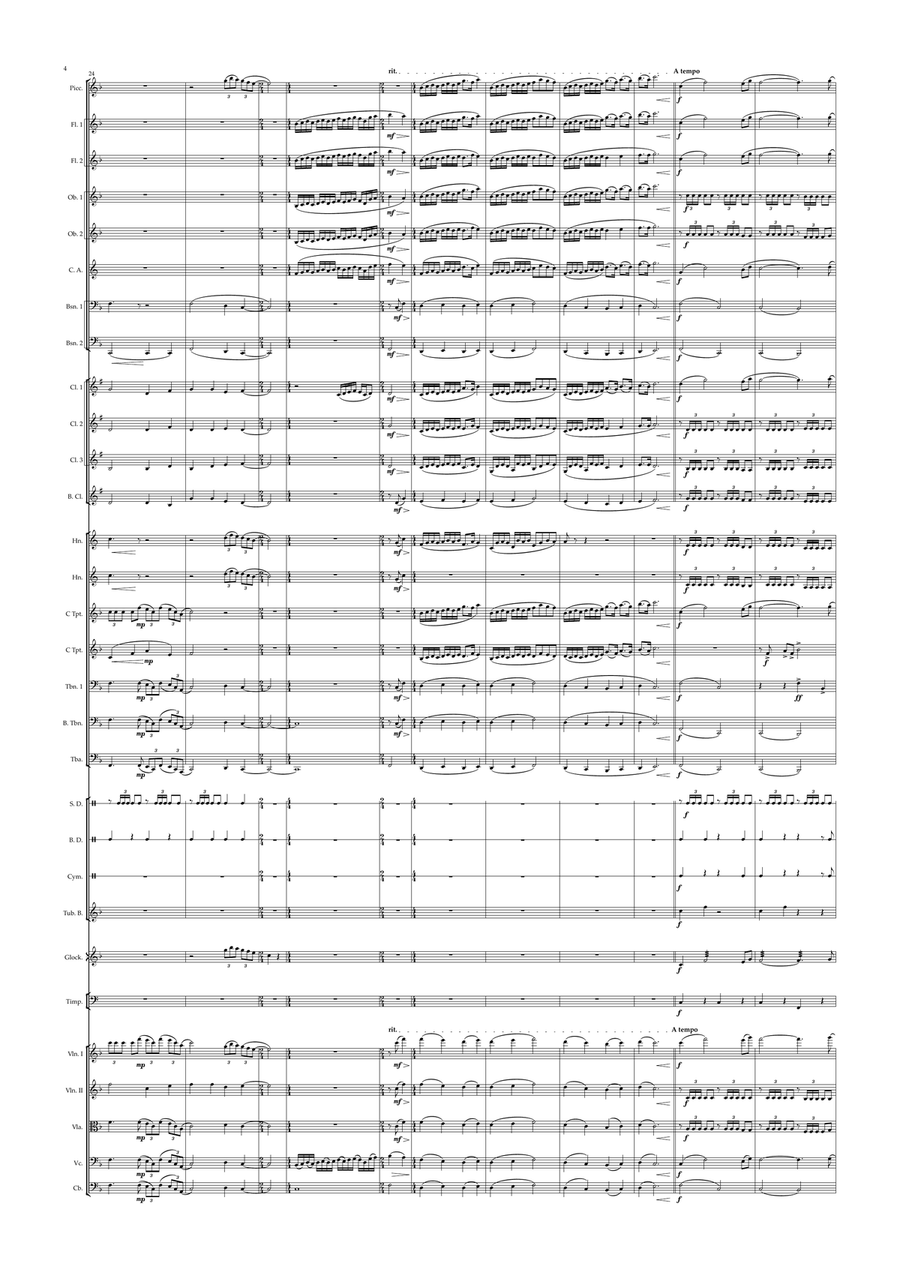 Time To Say Goodbye Full Orchestra scores gallery preview page 4