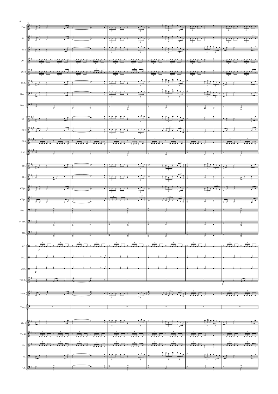 Time To Say Goodbye Full Orchestra scores gallery preview page 6