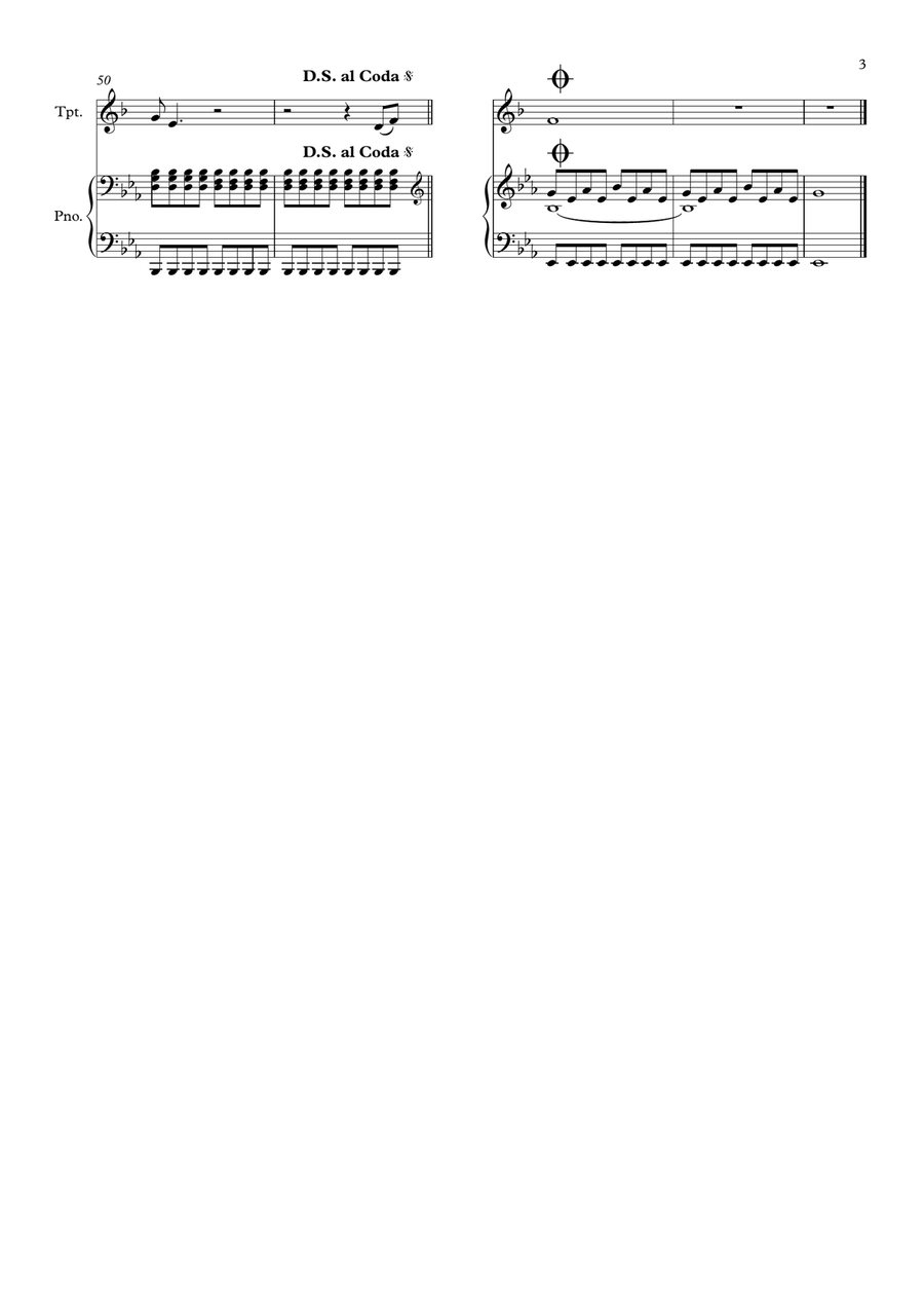 Wings Wings Trumpet Solo scores gallery preview page 3