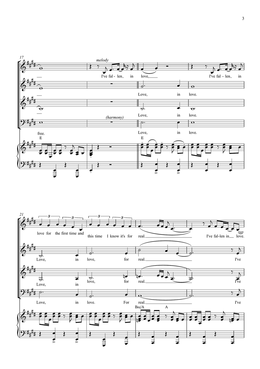 I Want To Break Free 4-Part scores gallery preview page 3
