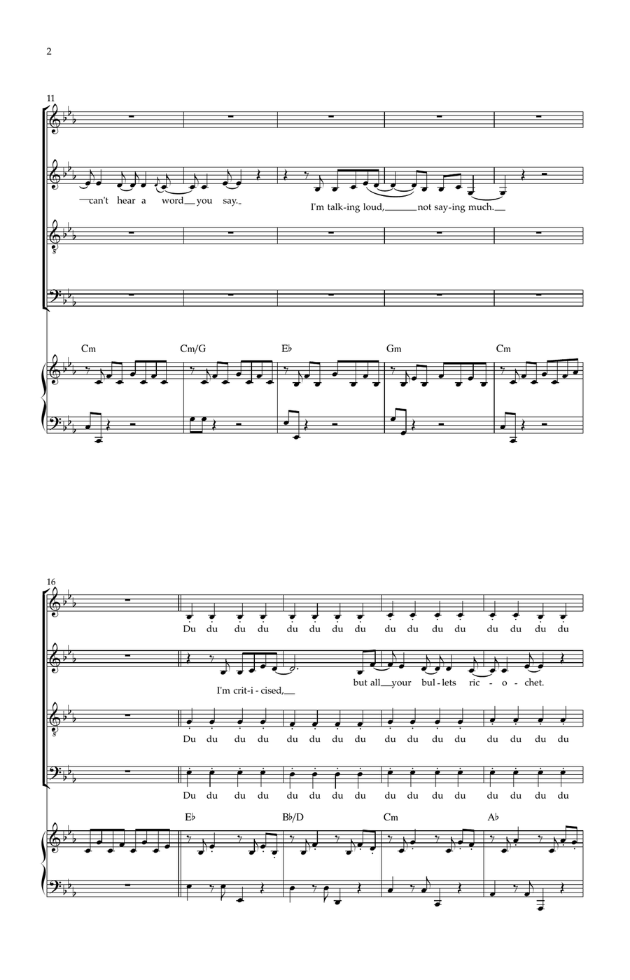 Titanium 4-Part scores gallery preview page 2