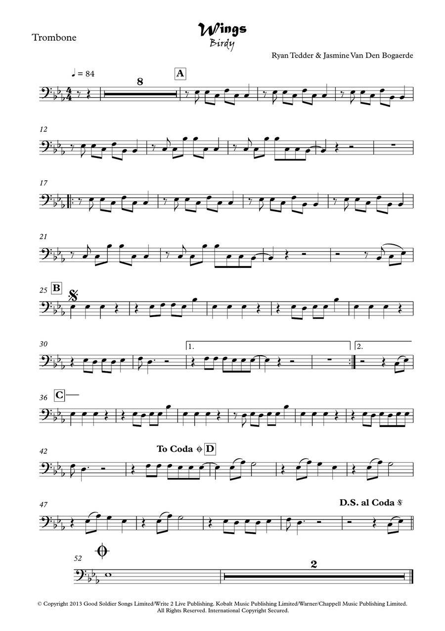 Wings Wings Piano scores gallery preview page 4