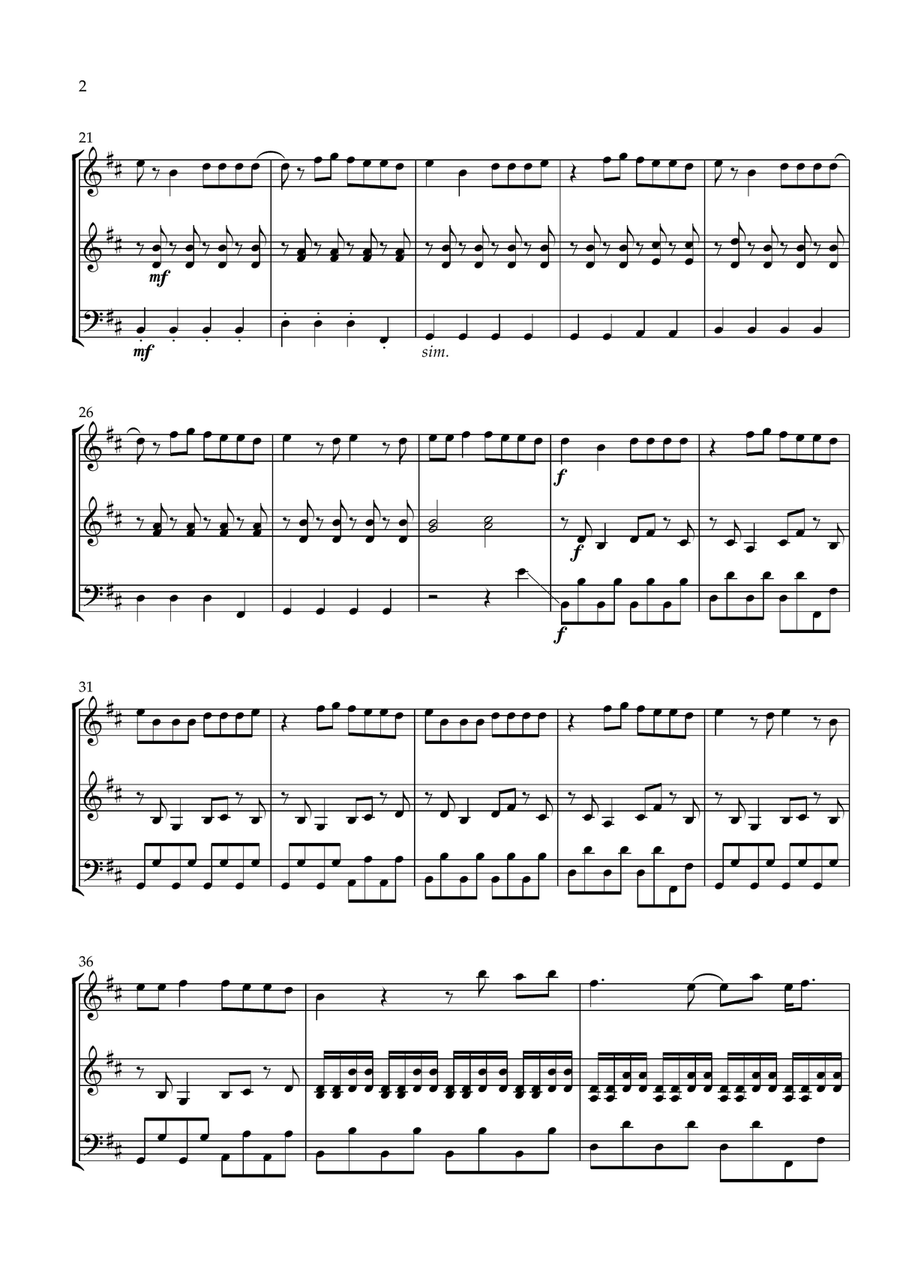 Bad Habits Bad Habits String Trio scores gallery preview page 2