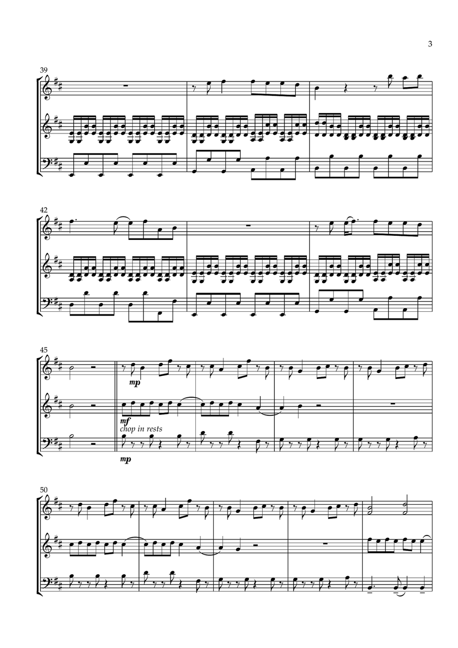 Bad Habits Bad Habits String Trio scores gallery preview page 3