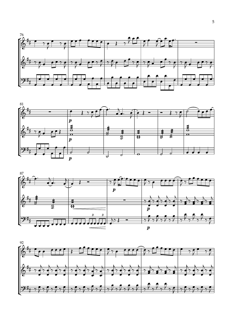 Bad Habits Bad Habits String Trio scores gallery preview page 5