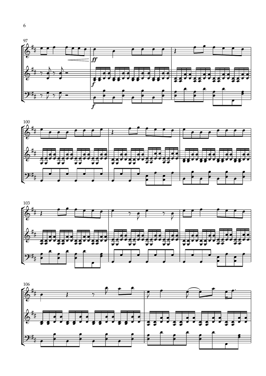 Bad Habits Bad Habits String Trio scores gallery preview page 6