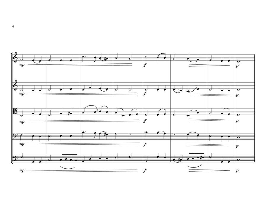 Imperial Anthem of the Russian Empire (Russian Hymn) for String Orchestra String Orchestra scores gallery preview page 4