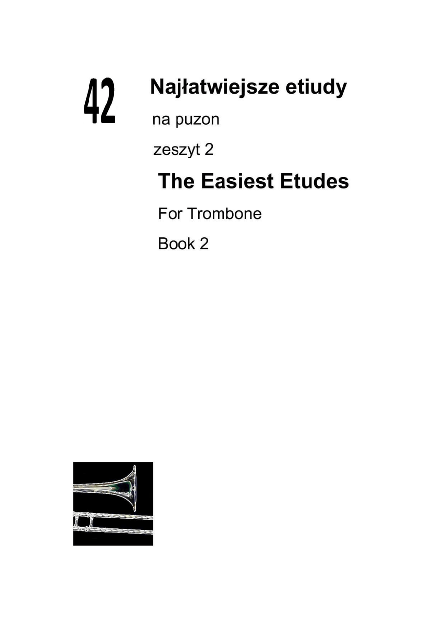42 najłatwiejsze etiudy na puzon zeszyt 2 Trombone Solo scores gallery preview page 1