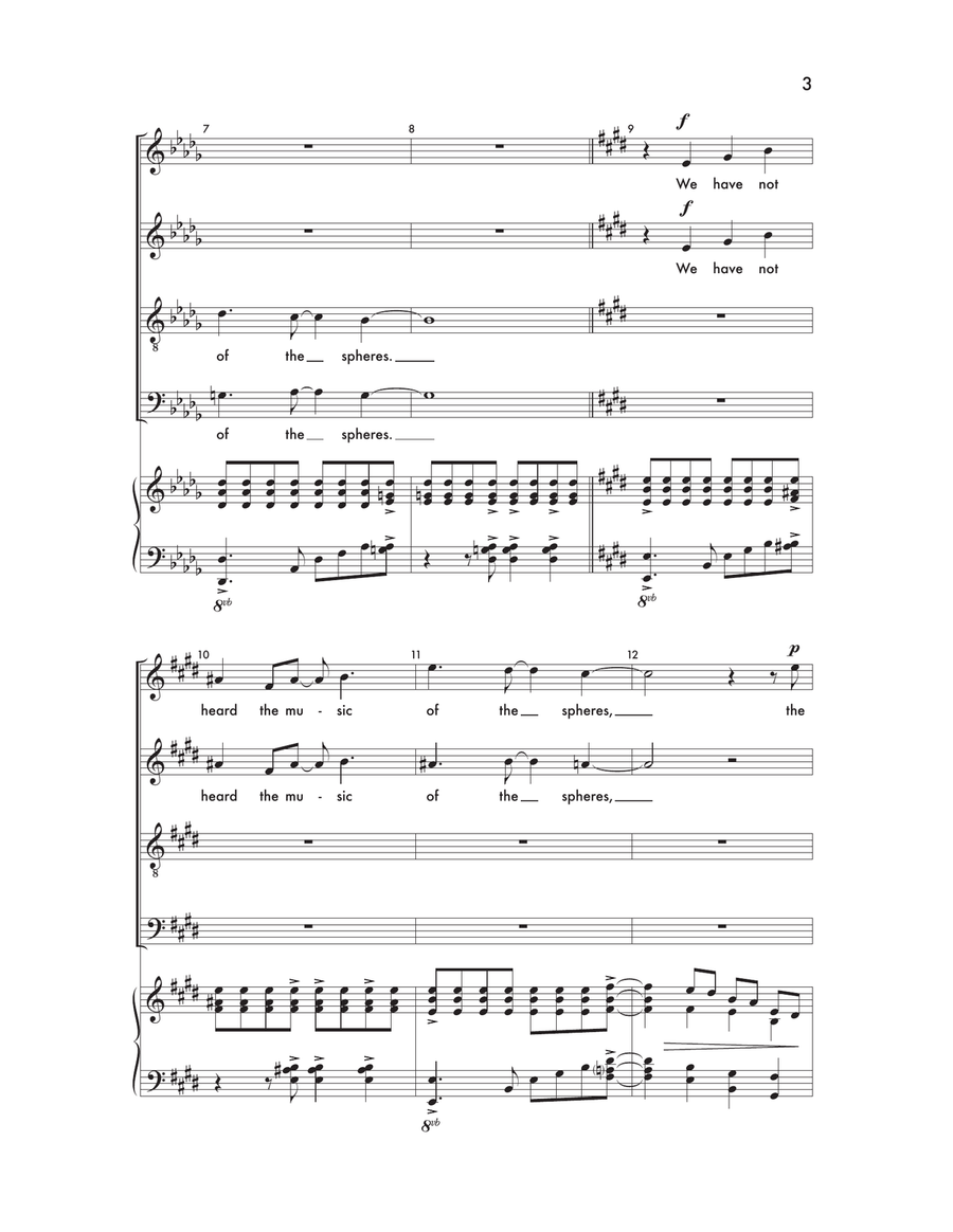 Voices of the Earth Voices of the Earth 4-Part scores gallery preview page 2