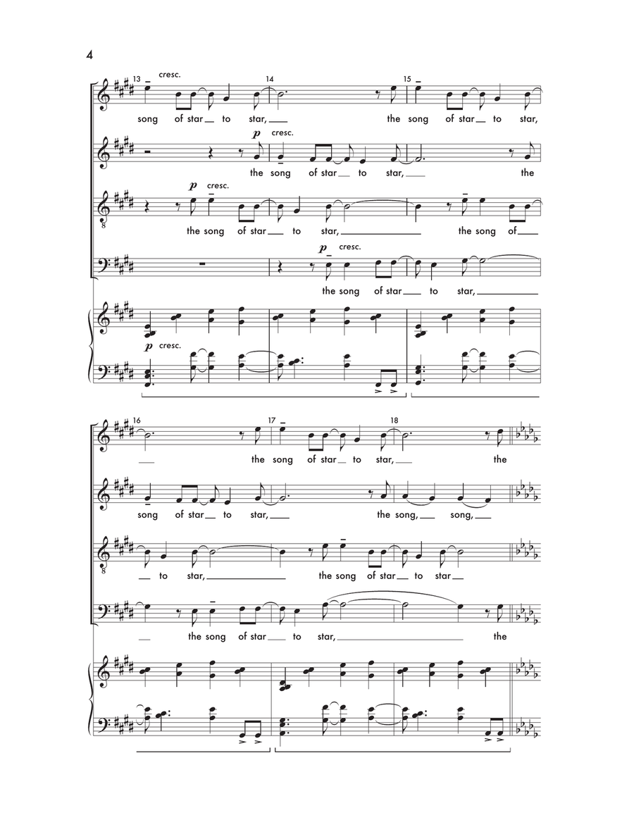 Voices of the Earth Voices of the Earth 4-Part scores gallery preview page 3