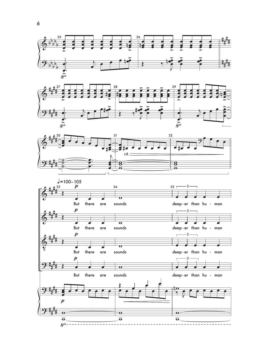 Voices of the Earth Voices of the Earth 4-Part scores gallery preview page 5