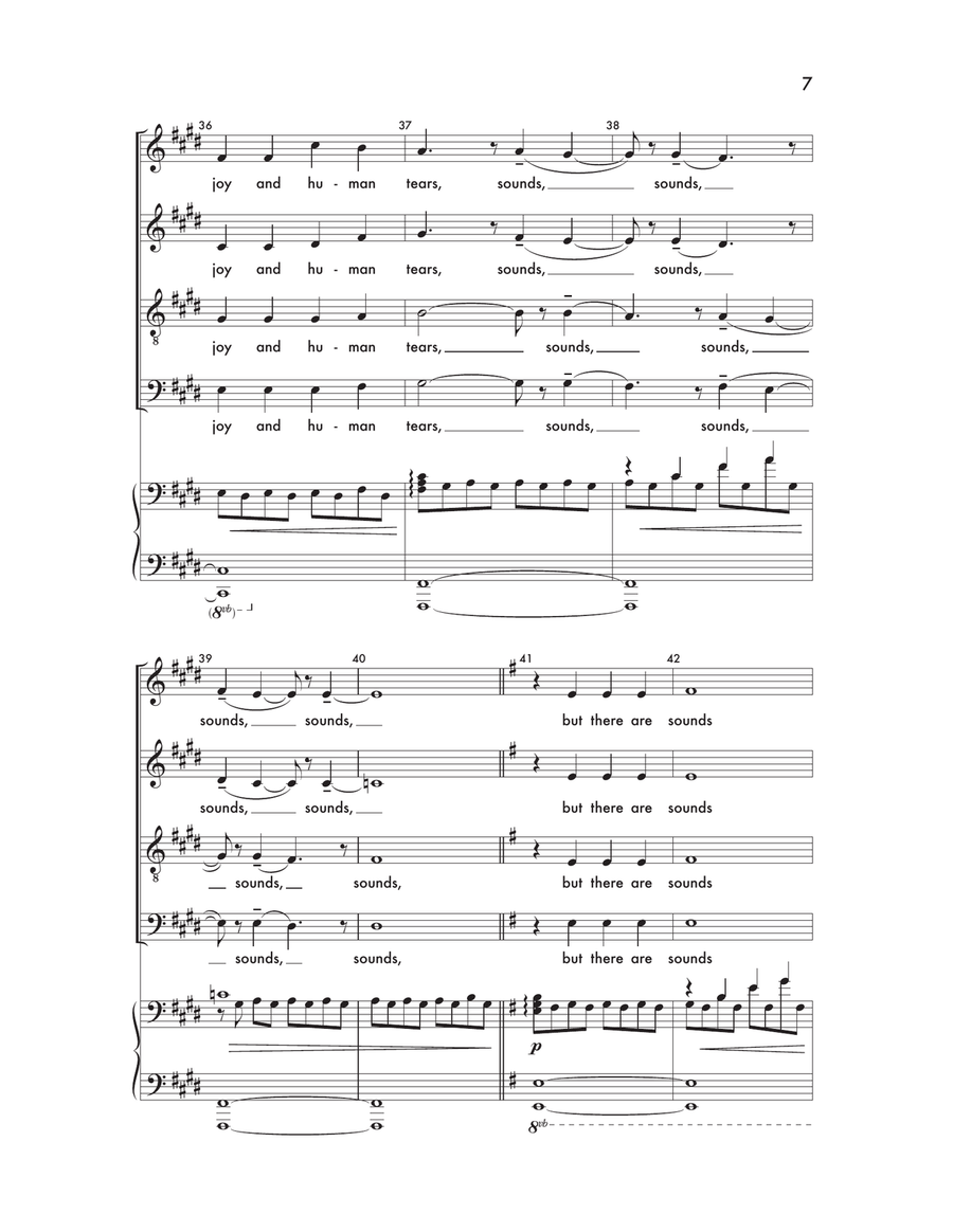 Voices of the Earth Voices of the Earth 4-Part scores gallery preview page 6