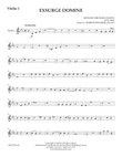 Exsurge Domine - Violin 1