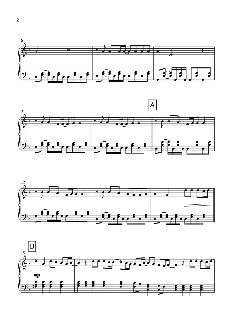 The Emptiness Machine The Emptiness Machine Piano Solo scores gallery preview page 2
