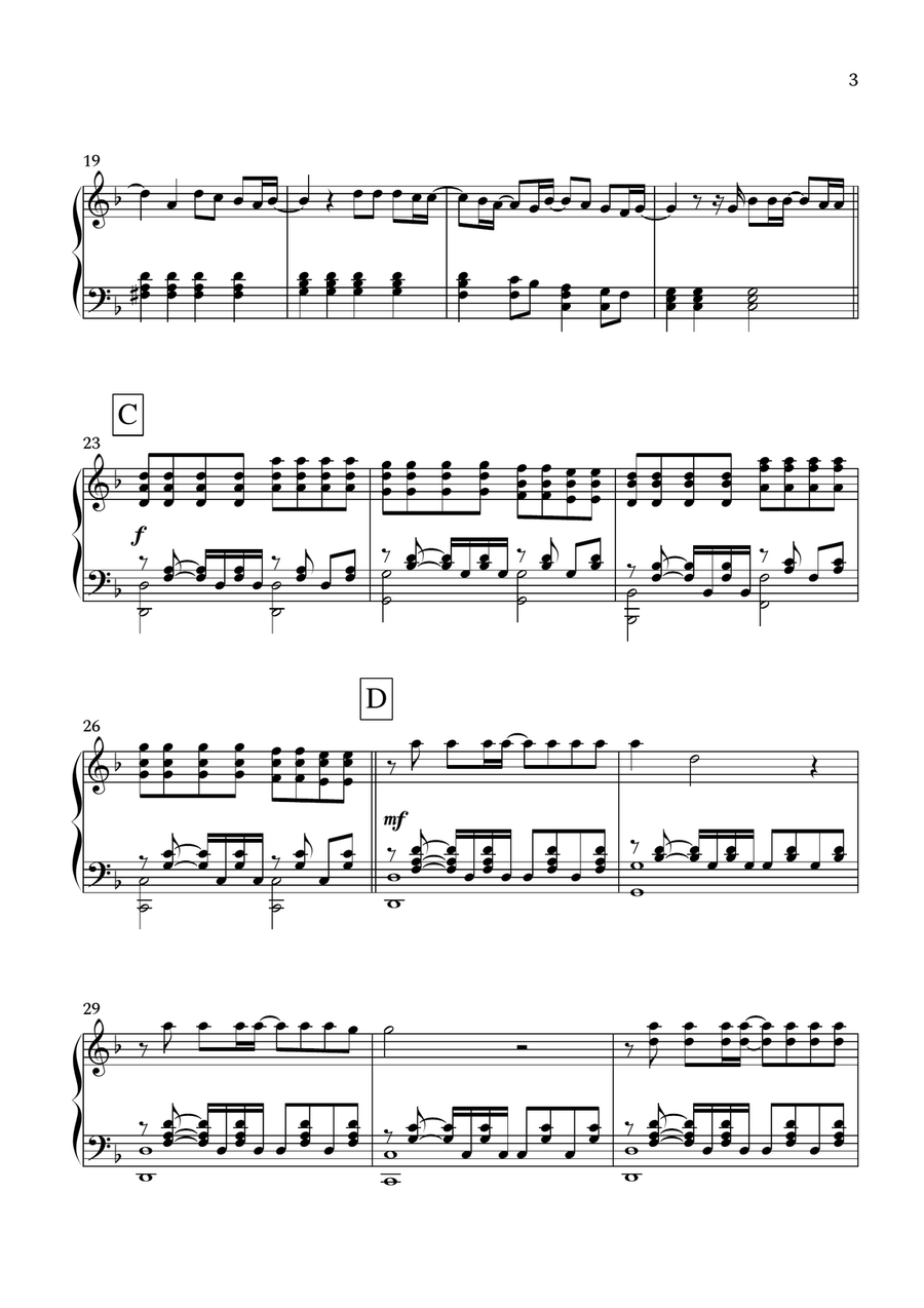 The Emptiness Machine The Emptiness Machine Piano Solo scores gallery preview page 3