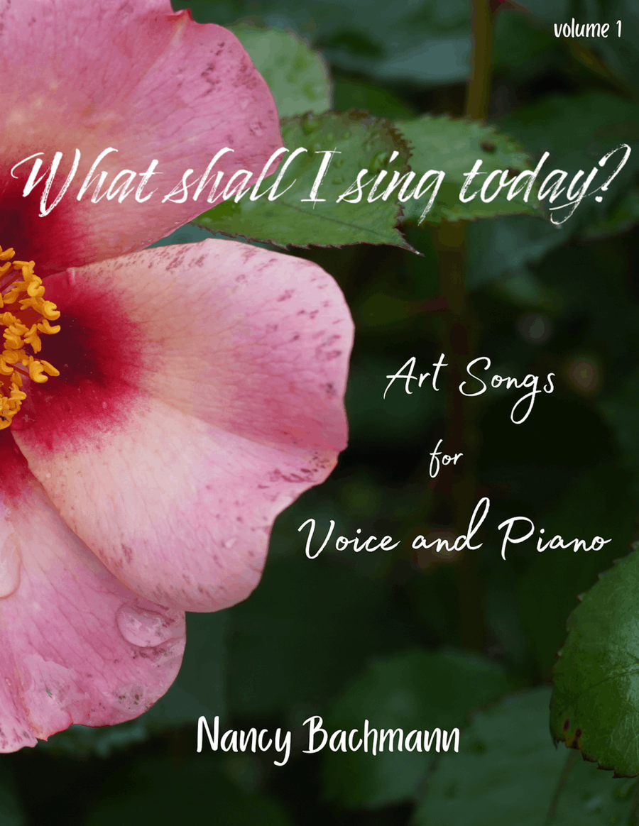 What Shall I Sing Today? Art Songs for Voice & Piano, Volume 1 Chamber Music scores gallery preview page 1