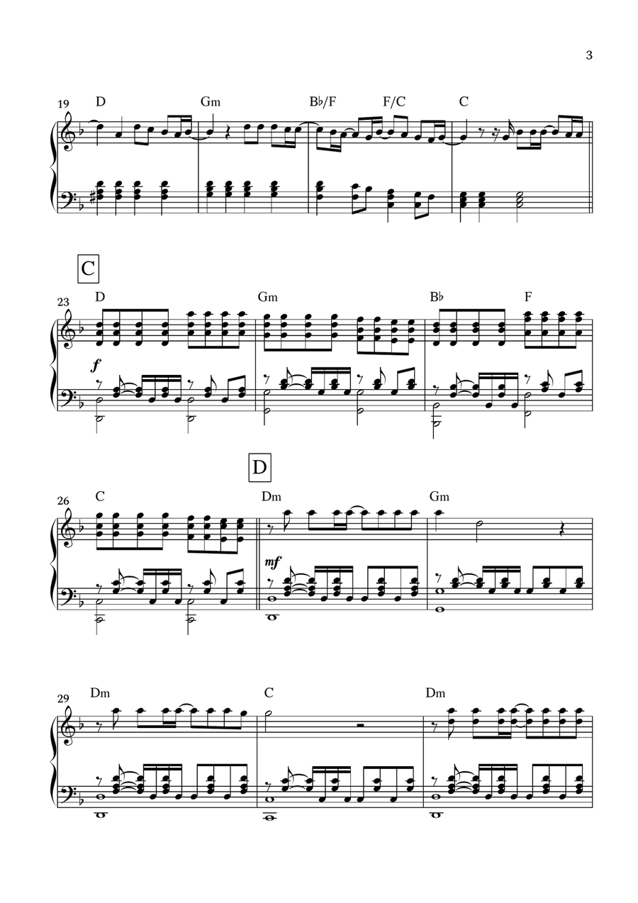 The Emptiness Machine The Emptiness Machine Piano Solo scores gallery preview page 3