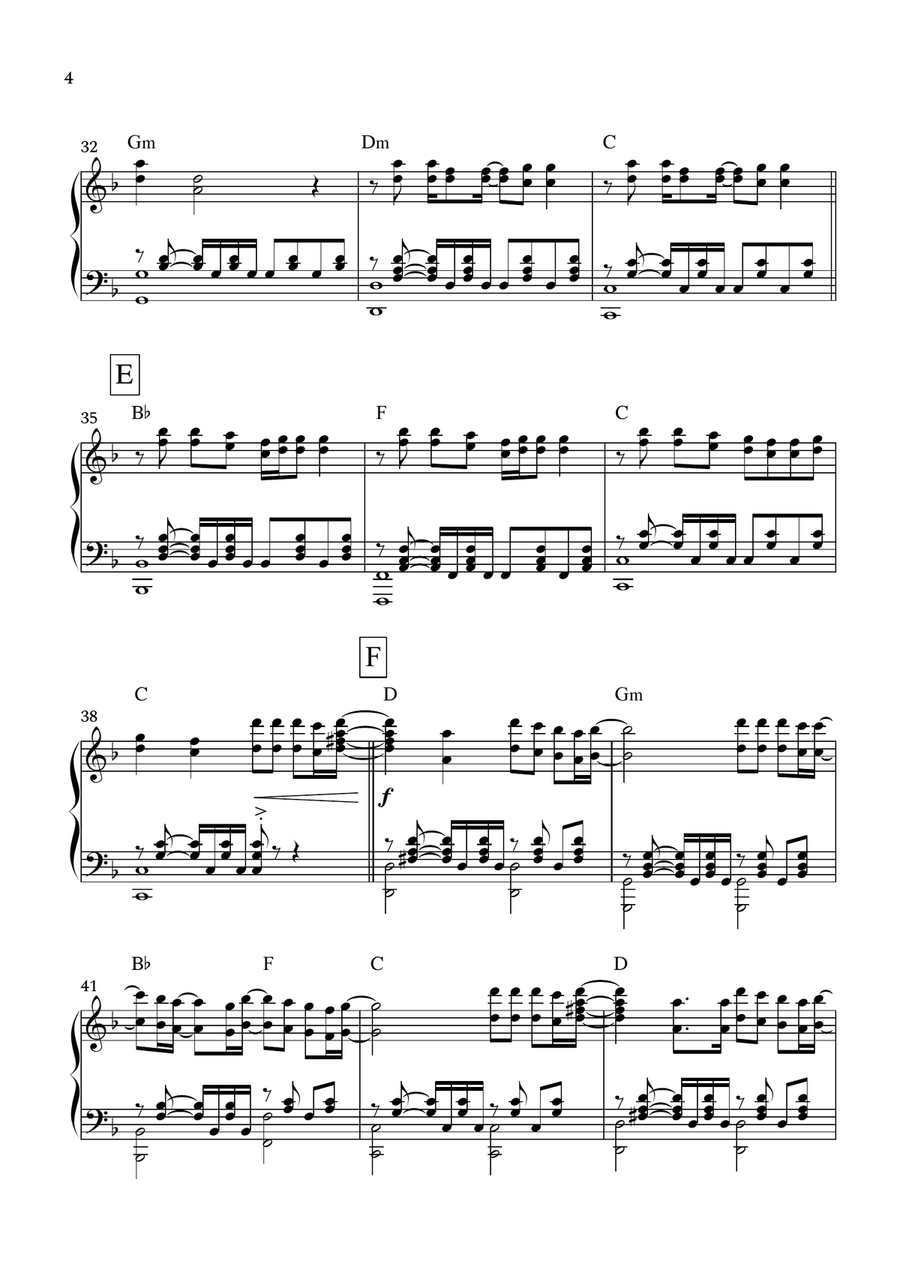 The Emptiness Machine The Emptiness Machine Piano Solo scores gallery preview page 4